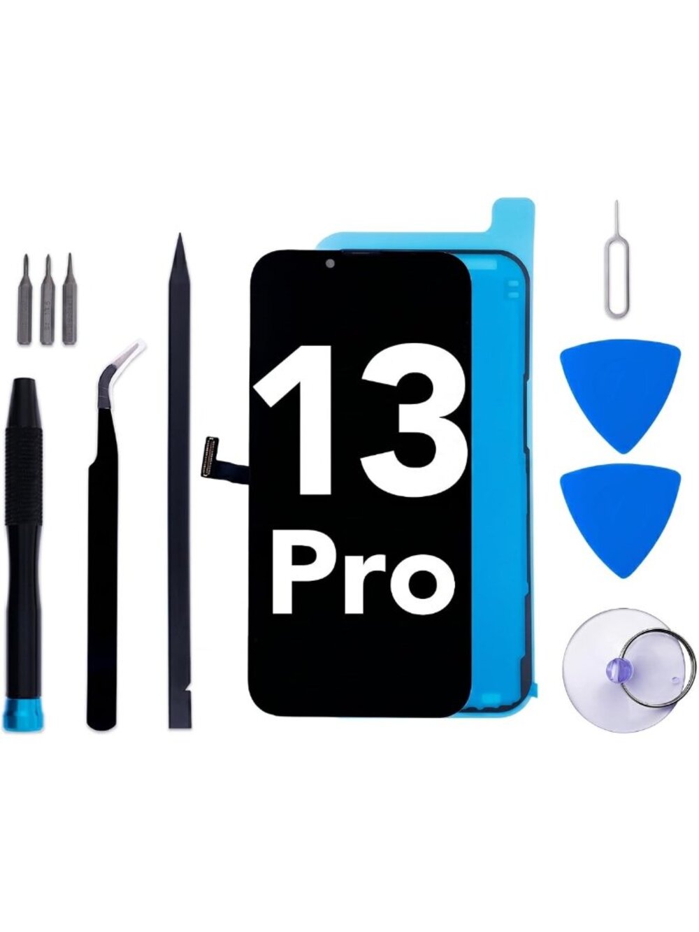 iPhone 13 Pro Screen Replacement Kit - 6.1" LCD Digitizer with Tools Included